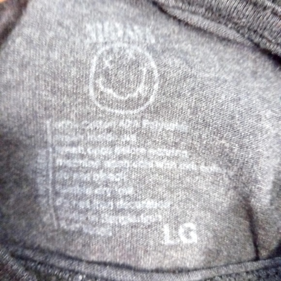 Nirvana Shirt Mens Large Gray Smiley Face Graphic Tie Dye Grunge Rock Band Tee - Picture 5 of 6